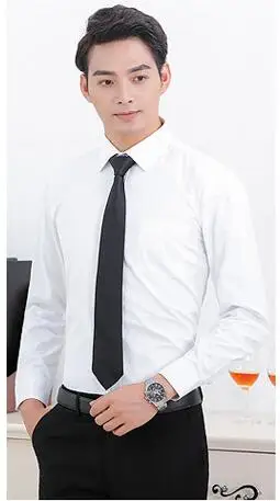 

JTFAN Professional men slim long sleeve plain color twill iron men and women with the same long sleeve work clothes