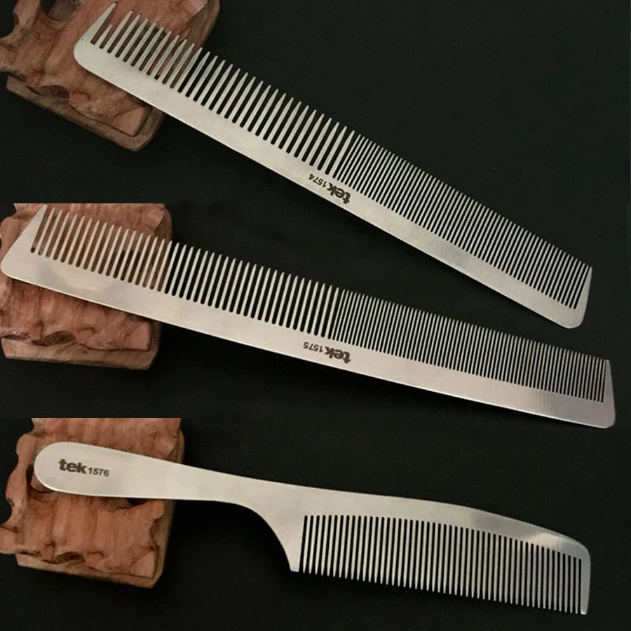 Супер тонкий волос Нержавеющая сталь гребень ножницы для стрижки T 1 можно