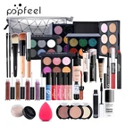 POPFEEL все в одном полный стартовый набор для макияжа Подарочная коробка набор для макияжа для женщин тени для век блестящая пудра помада консилер TSLM1