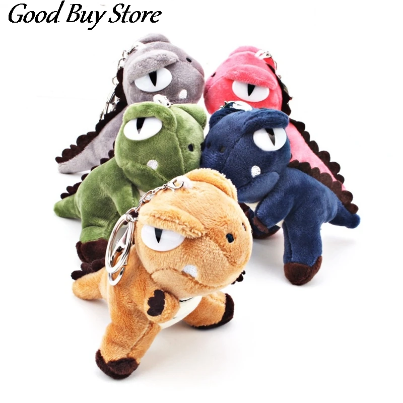 

Dinosaur Toys Keychains Plush Stuffed Key Rings Cute Animal Pendant Jewelry Children Adult Bag Personality Ornaments Small Gifts
