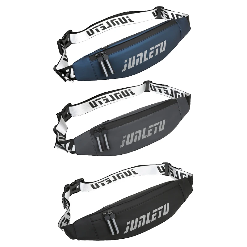 Men Women Outdoor Hiking Gym Reflective Running Waist Bum Bag Marathon Waterproof Sports Chest Bag Mobile Phone Small Belt Bags