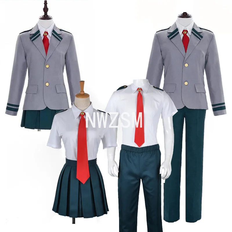 Школьная форма из аниме Моя геройская Академия мидория изюку бакугу кацуки очако