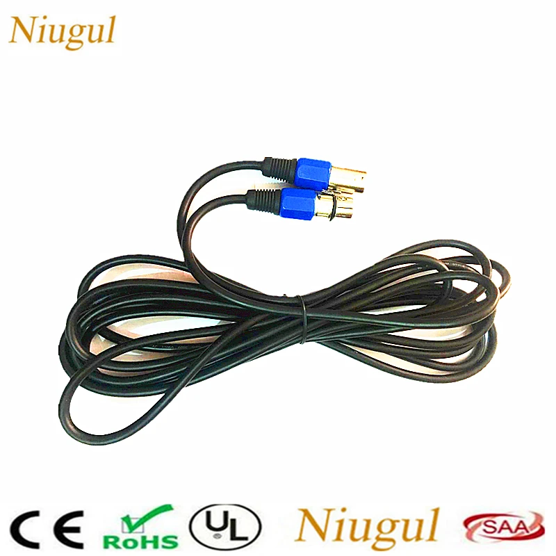 Светодиодный кабель DMX 1 м/2 м/3 м/5 м/10 м 3 контакта подключение сигнала для движения