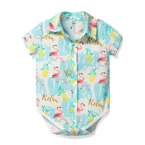 Комбинезон для мальчиков 0-24 месяцев, с отложным воротником