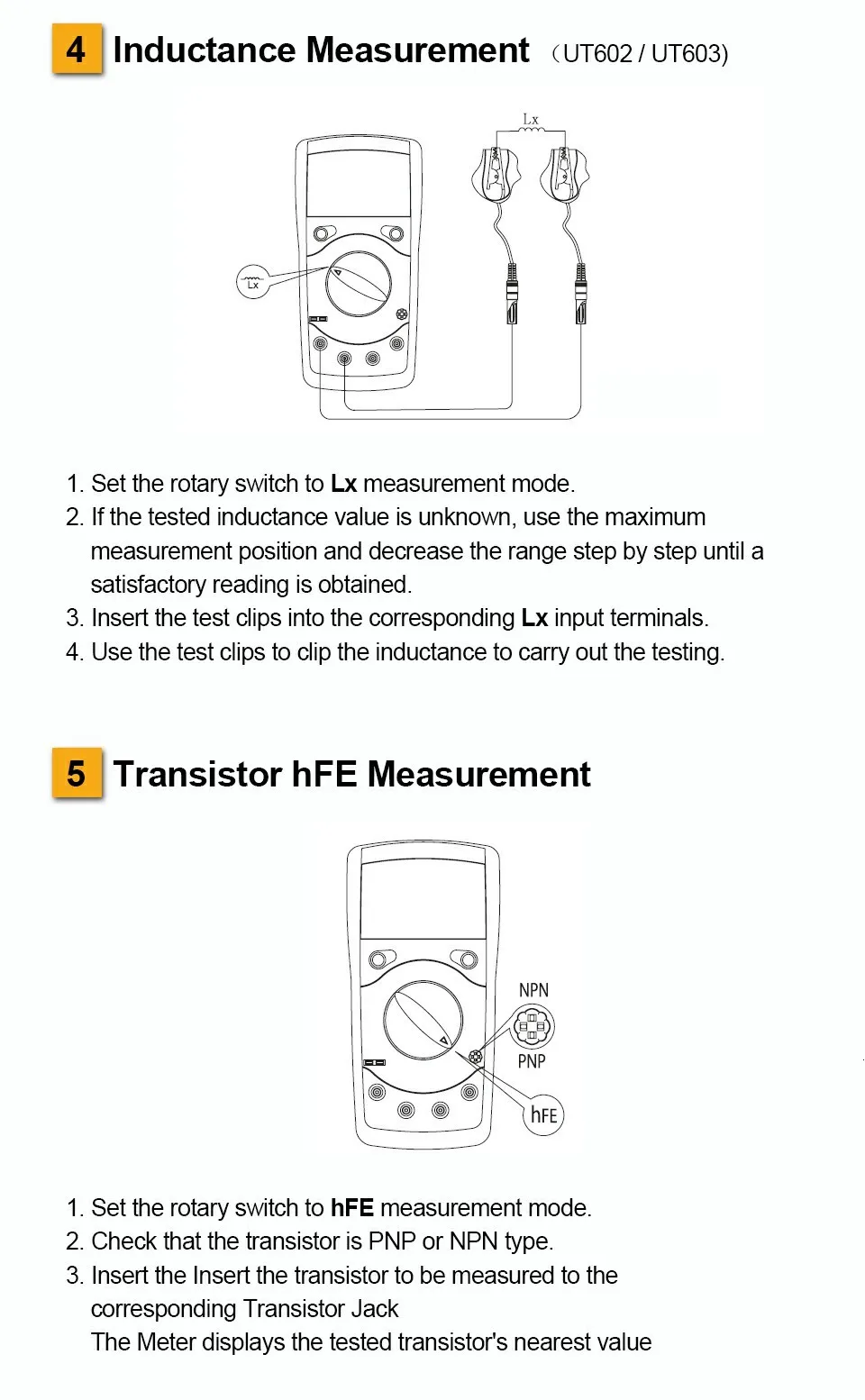 UNI-T UT602 цифровой профессиональный измеритель емкости индуктивности LCR метр Транзистор Диод Непрерывность зуммер