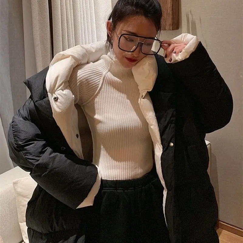 

Women 2020 Winter New Fashion White Duck Down Jacket Female Thicken Warm Down Coat Parkas Ladies Casual Snow Outerwear A118