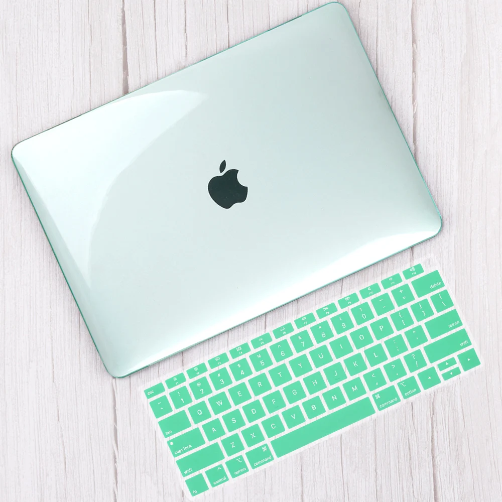 Прозрачный пластиковый твердый чехол для ноутбука MacBook Air 13 retina Pro 13 15 16 дюймов ноутбука крышка клавиатуры A1932 A2141 A2159