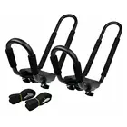 Багажник на крышу Каяка, универсальная Вешалка из пеноматериала высокой плотности для крыши, вешалка для байдарки, каное оборудование для лодок, серфинга, лыж, доски для виндсерфинга