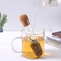 creative glass tea infuser teapots mate fashion filter reusable tea strainer home infusor de te kitchen accessories dg50cl