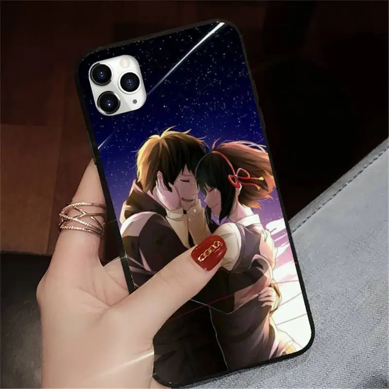 

Your name Japan anime cover funda coque Phone Case for iPhone 11 12 pro XS MAX 8 7 6 6S Plus X 5S SE 2020 XR