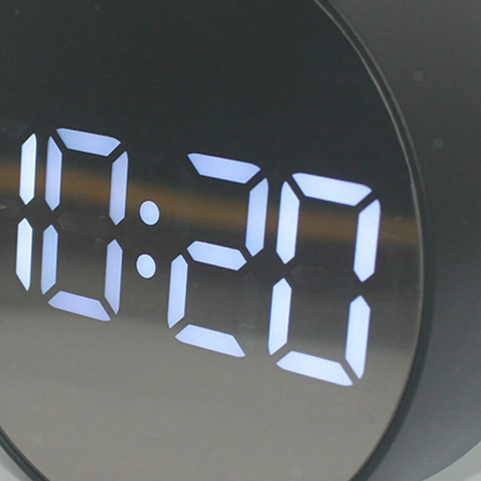 Светодиодный цифровой будильник с питанием от батареи маленький размер для