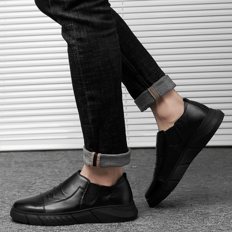 CLAXNEO/мужская кожаная обувь слипоны дизайнерская Повседневная коллекция 2020 года