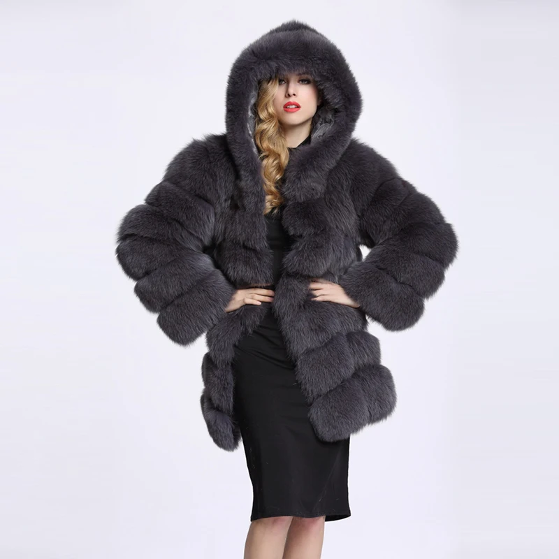 2019 Зимняя Толстая теплая Женская Повседневная куртка с искусственным мехом на