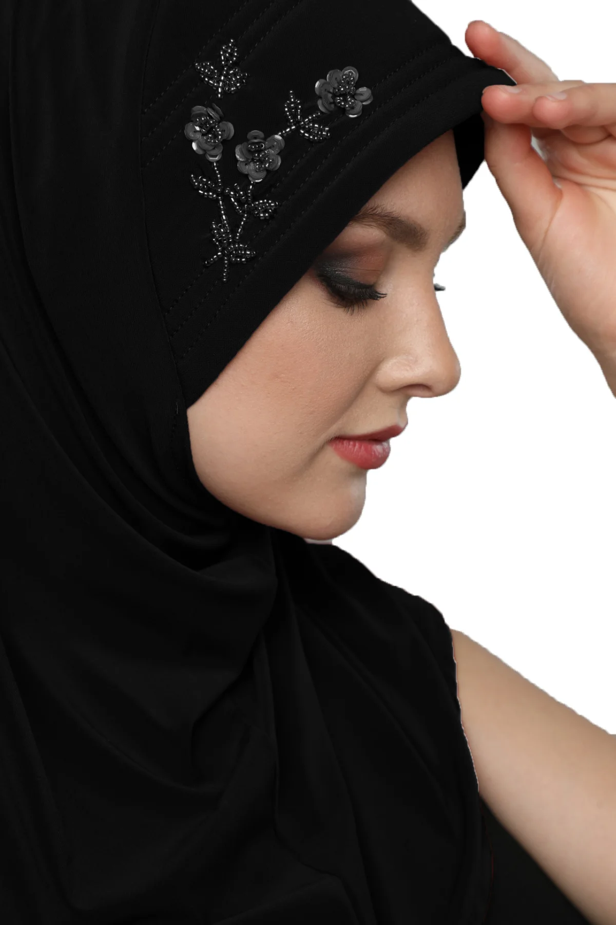 Новинка 2022 стильный и удобный тюрбан с бисером шарф-шапка Кепка для рака