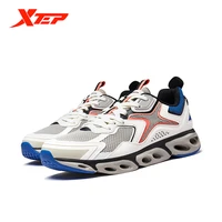 xtep mens running shoes summer lace up sport shoes lightweight female outdoor shock absorption anti slip sneakers 880319116009