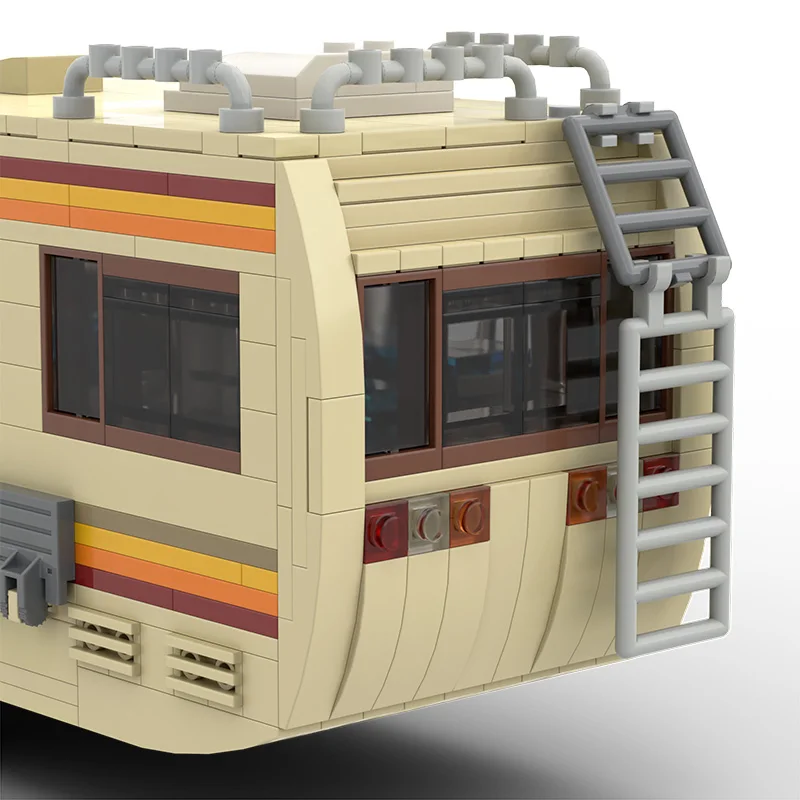 

MOC Technical Car Mini Bus RV Wagon Building Block Mechanic Truck Vehicle Bricks Creator Speed Champion Education Toys for Child