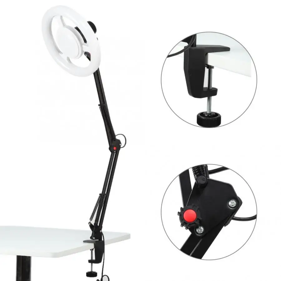 Светодиодный холодной светильник татуировки торшер Регулируемый нейл арта