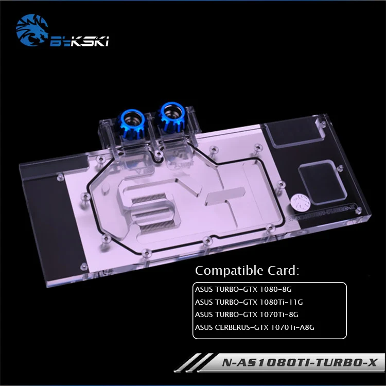 Охладитель для графического процессора Bykski ASUS TURBO GTX 1080 8G 1080Ti 11G 1070Ti 8G/ASUS CERBERUS