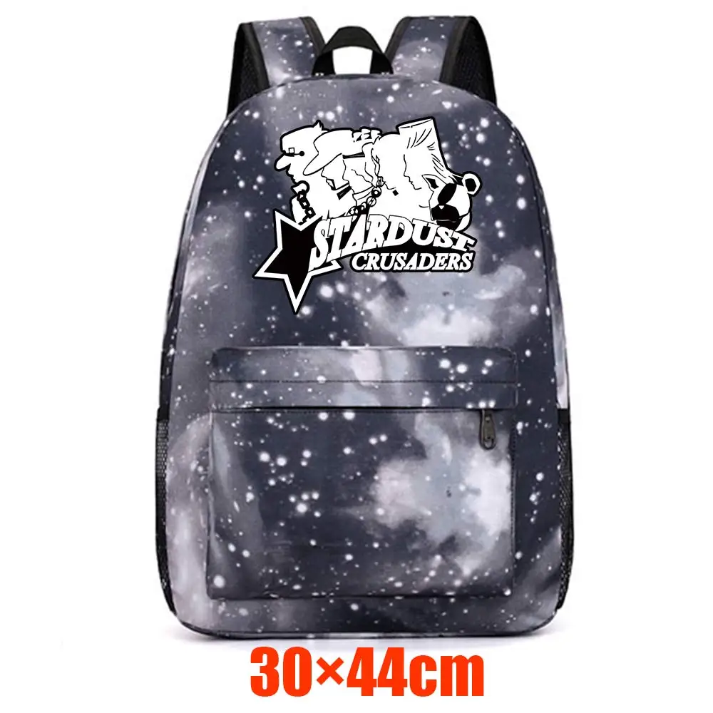 

Anime Jojo's Bizarre Adventure Canvas Backpack Teenger Packsack Schoolbag Mochila High Quality Unisex Student Travel Laptop Bag