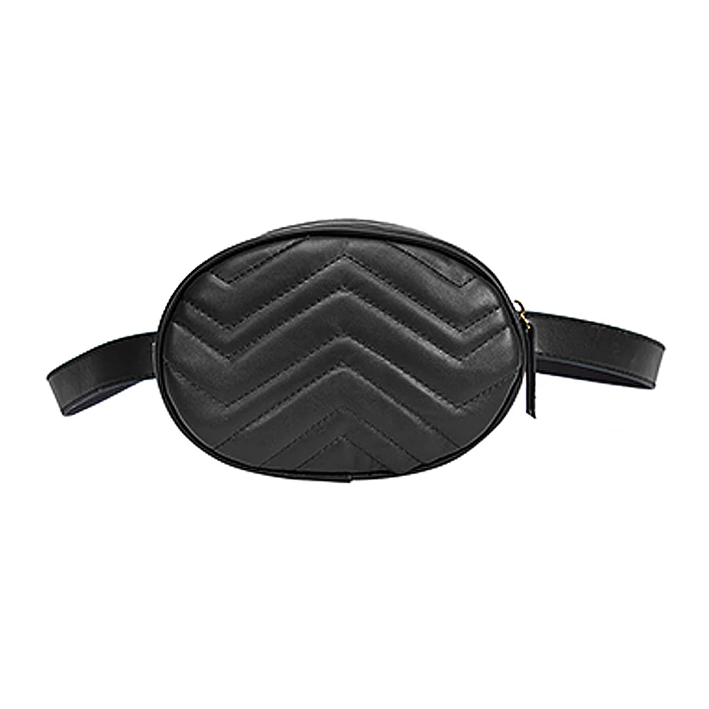 Роскошная дизайнерская женская поясная сумка из искусственной кожи на одно