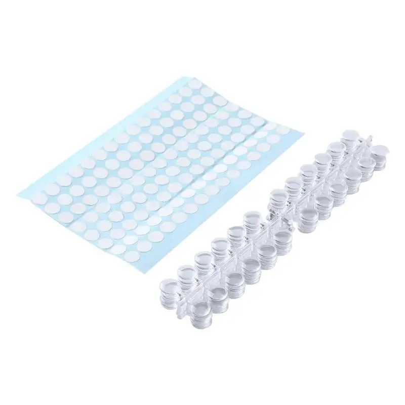 5 шт. акриловый УФ Гель-лак для ногтей в бутылочке цветной дисплей 12 мм плоские