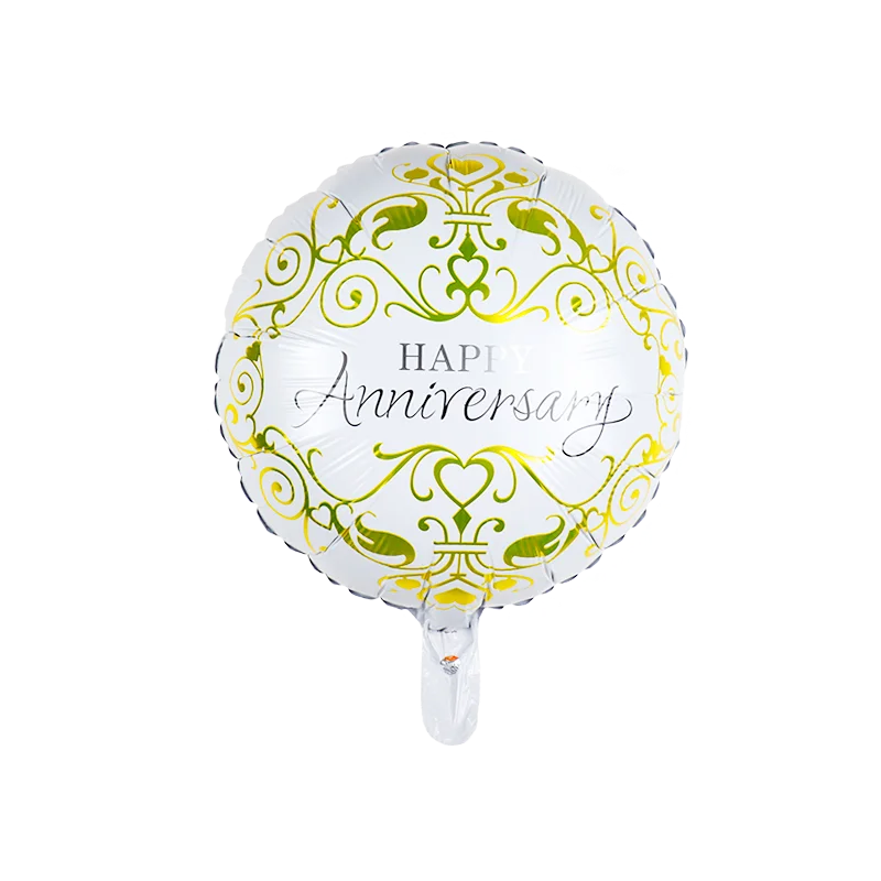 18inch 5pcs Happy Anniversary Foil Balloons Birthday Party Decor Pineapple Helium Wedding Supplies | Дом и сад