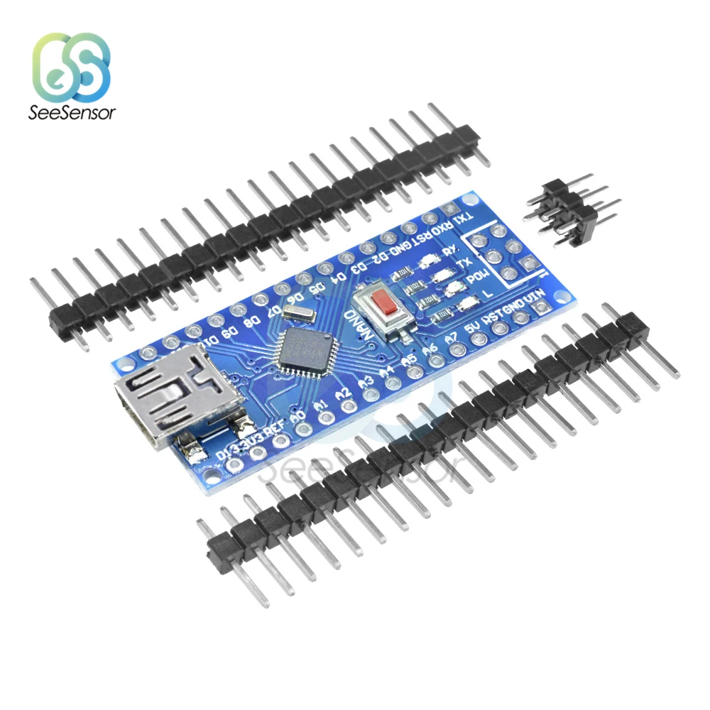 Nano Mini USB с Загрузчиком совместимый контроллер 3 0 Для Arduino CH340 драйвер 16 МГц V3.0