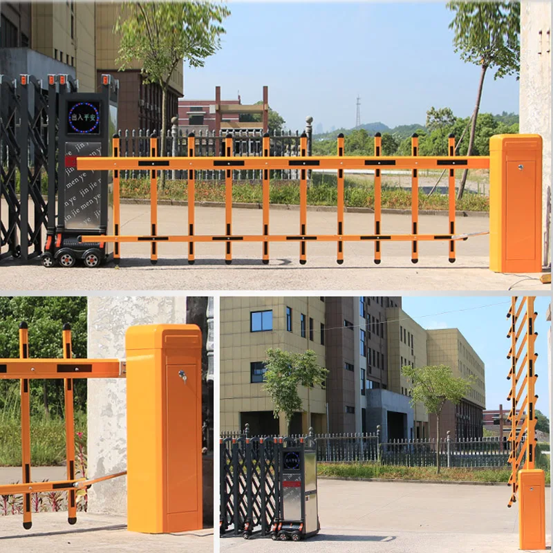 KINJOIN барьерные ворота двуслойные желтые автомобильные ворота/противоударные