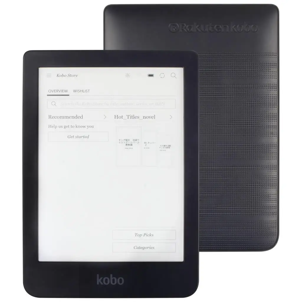 Электронная книга KOBO Clear HD N249 устройство для чтения электронных книг с сенсорным