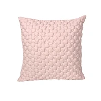 solid color cotton hemp circle bubble quilted pillowcase super soft cushion cover home decor room sofa decoration pillow case