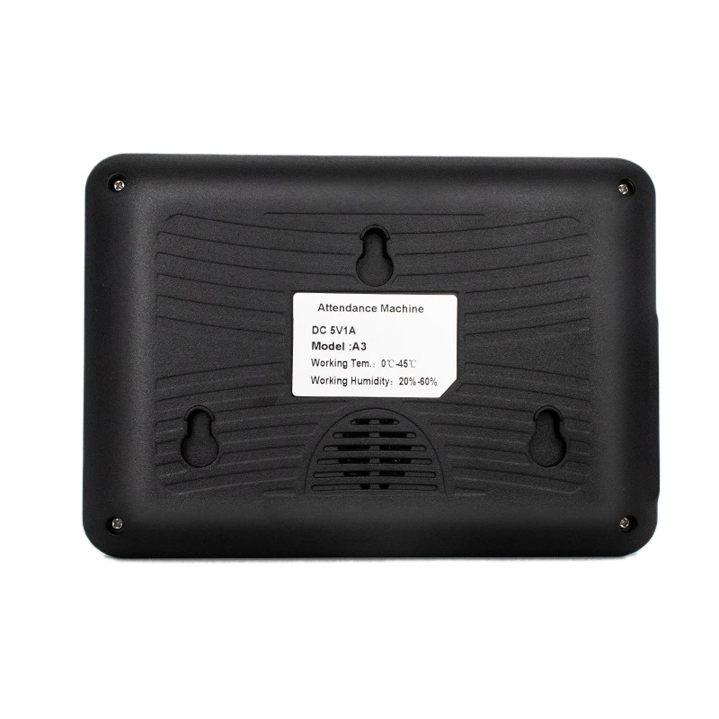 

A10 Fingerprint Time Attendance System Clock Recorder Employee Recognition Recording Device Electronic Machine(US Plug)