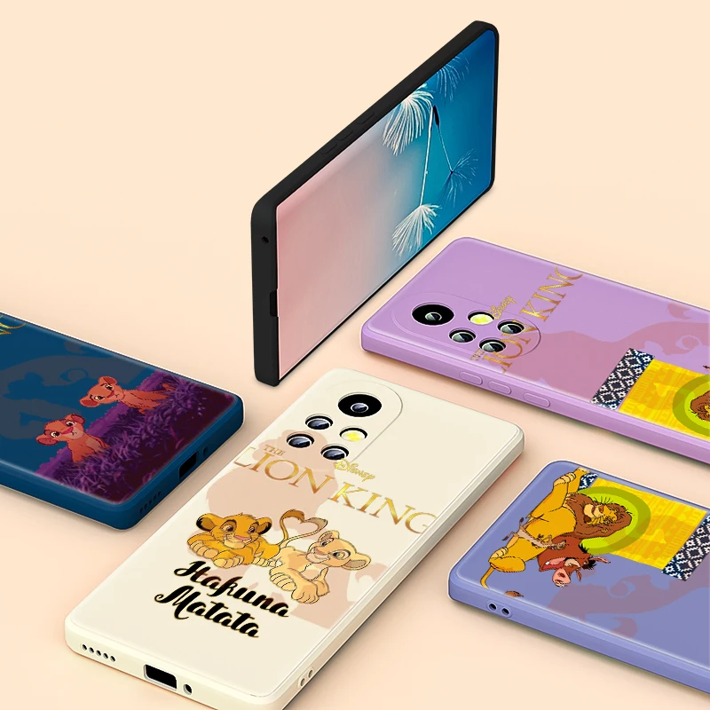 

The Lion King For Huawei Nova 4E 4 3i 3 8 8i 8SE 7SE 7 6SE 7i 6SE 6 5i 5 5T Pro Liquid Silicone Phone Case