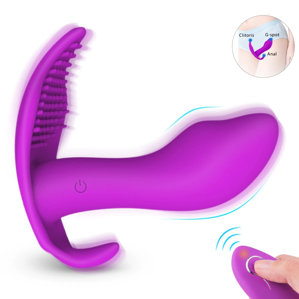 Беспроводной контроль носимый фаллоимитатор вибратор для женщин Вагина Клитор