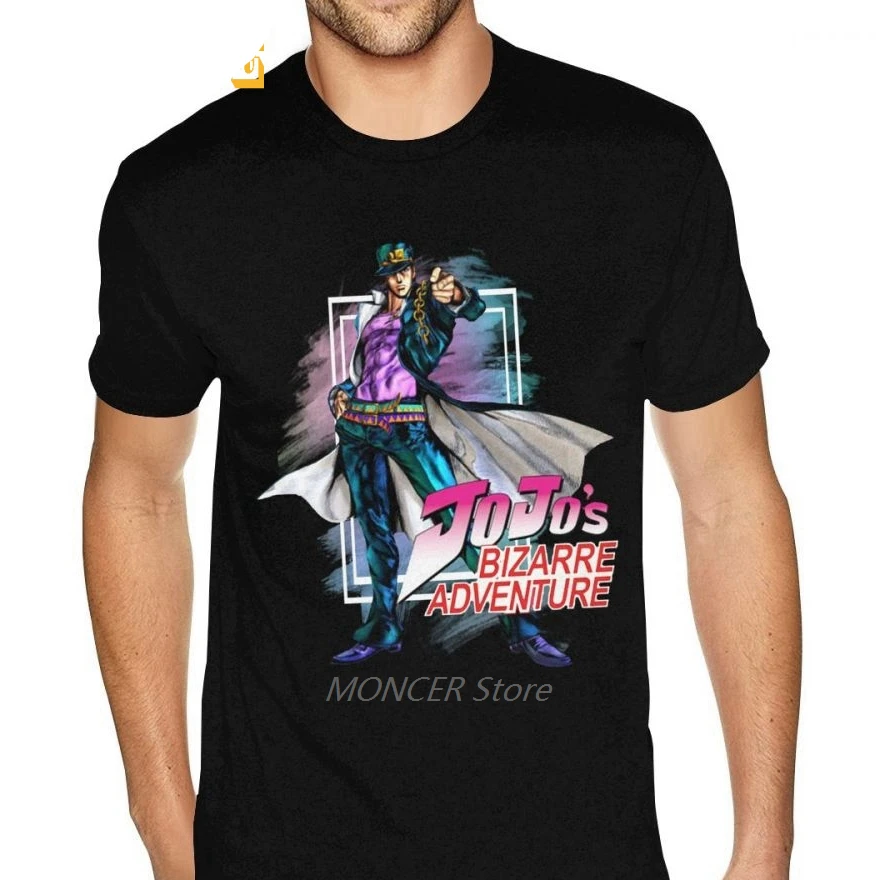 

Jojos Bizarre Adventure Cotton -shirt 4XL Man Printed Tees Shirt
