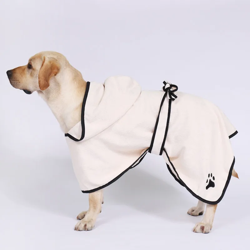 

Dogs 400g Microfiber Super Absorbent Pet Drying Towel Dog Bathrobe XS-XL Pet Dog Bath Towel for Small Medium Large