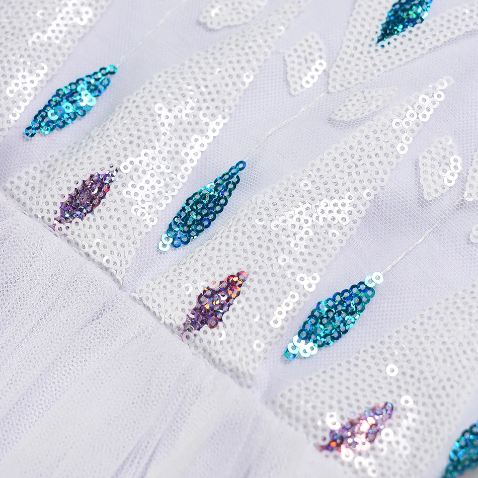 Платье принцессы Эльзы 2 нарядное платье Снежной Королевы для детей лучший