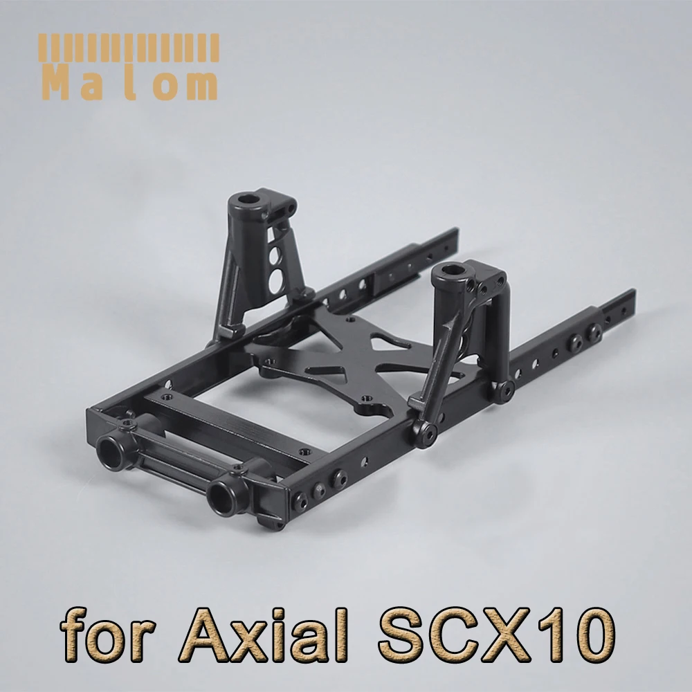 

SCX10 Metal Chassis Frame Kit Extended Rails Shock Towers 4x4 Upgrade to 6x6 for 1/10 RC Crawler Axial SCX10 90027 Modified Part