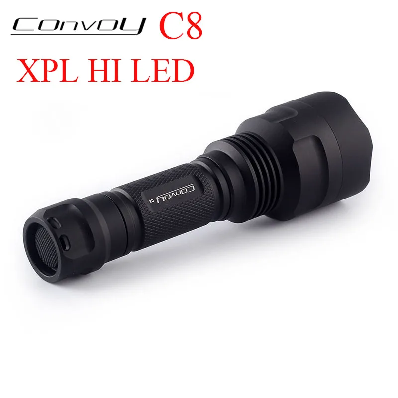Светодиодный фонарик Convoy C8 с XPL HI светодиодный фонарь для рыбалки кемпинга