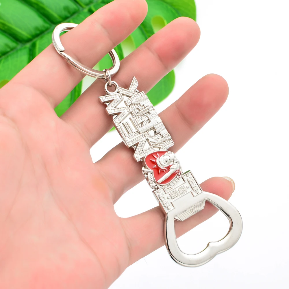 Vicney с надписью Я люблю Нью Йорк Брелок высокого качества открывалка для бутылок