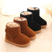 new plush warm baby toddler boots fashion children snow boots shoes for boys girls winter shoes 1 3 year old kids ankle boots