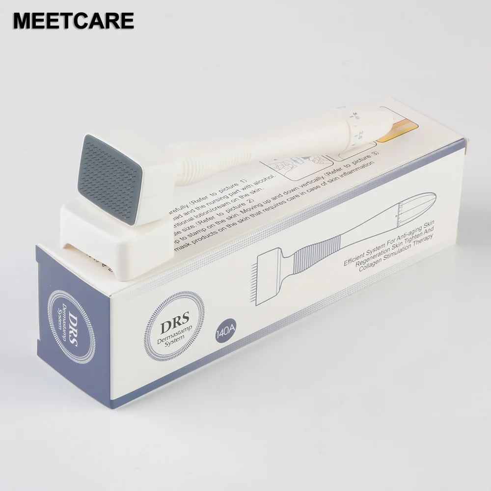 Регулируемая длина иглы DRS 140A из нержавеющей стали Дерма ролик штамп микроиглы