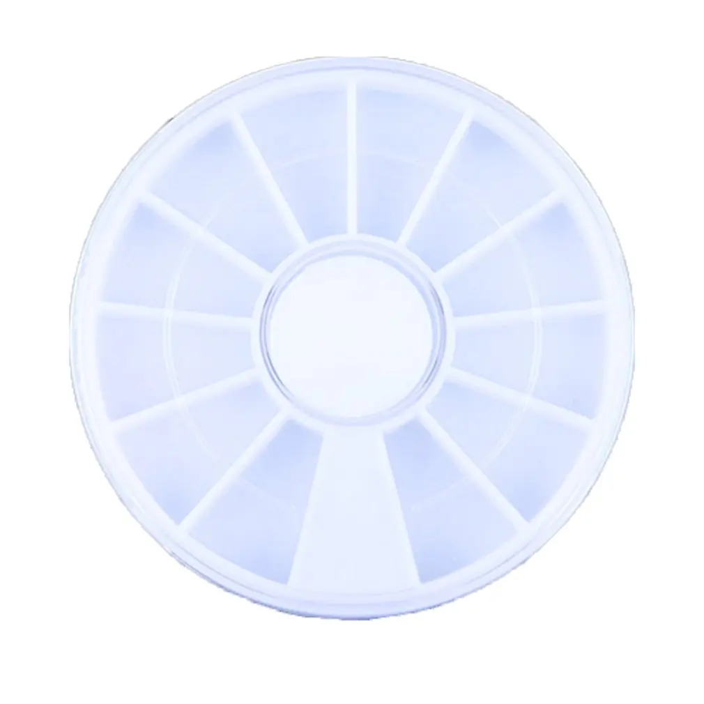 Пустая пластиковая коробка для хранения прозрачные инструменты дизайна ногтей