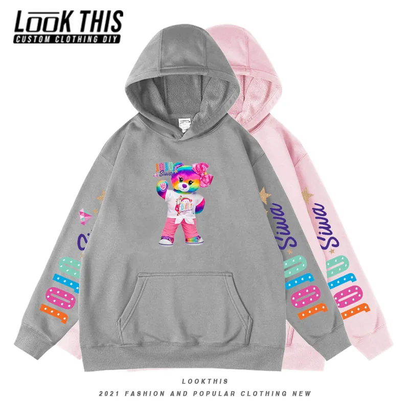 

JoJo Siwa Print Teen Oversized Hoodies Popular Long Sleeve Tops Mens Autumn Hip Hop Hoodie Sweatshirt Pullover Hot Sale Hat Tops