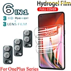 Гидрогелевая пленка для OnePlus Nord 2 5G 9RT 9 8 7 Pro, Защита экрана для OnePlus 9R 8T Plus 7T Pro 5G 6T Mclaren, защита объектива