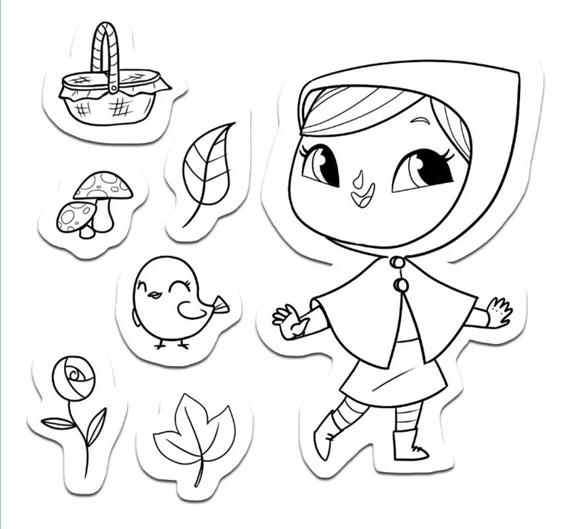 Фотоальбом с испанской девушкой для скрапбукинга прозрачный силиконовый каучук