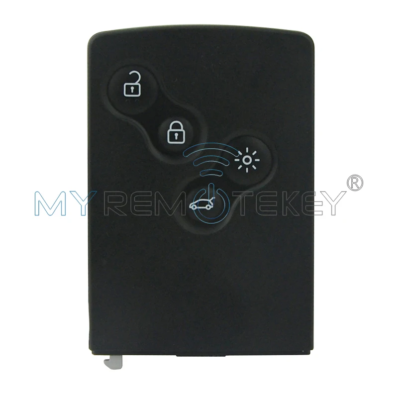 Смарт ключ OEM для Renault Koleos 433 МГц PCF7941 4 кнопки без аварийного ключа|renault key card 433mhz|card