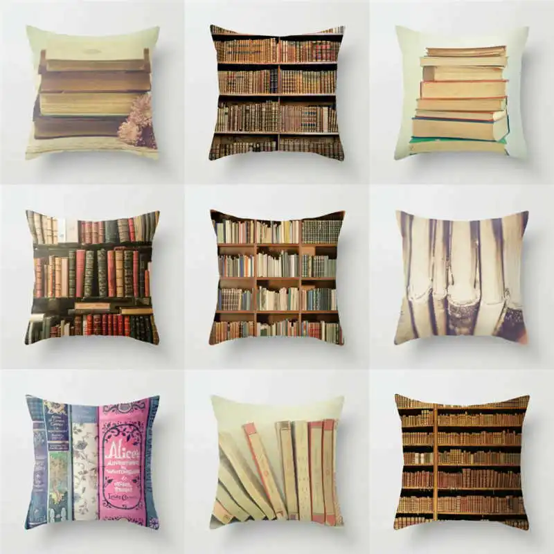 Чехол для диванной подушки из хлопка и льна с принтом|Наволочки| |