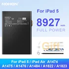 Аккумулятор Nohon для планшета iPad 5 iPad5 A1474, сменные батареи для iPad Air A1823, A1475, A1476, A1484, A1822