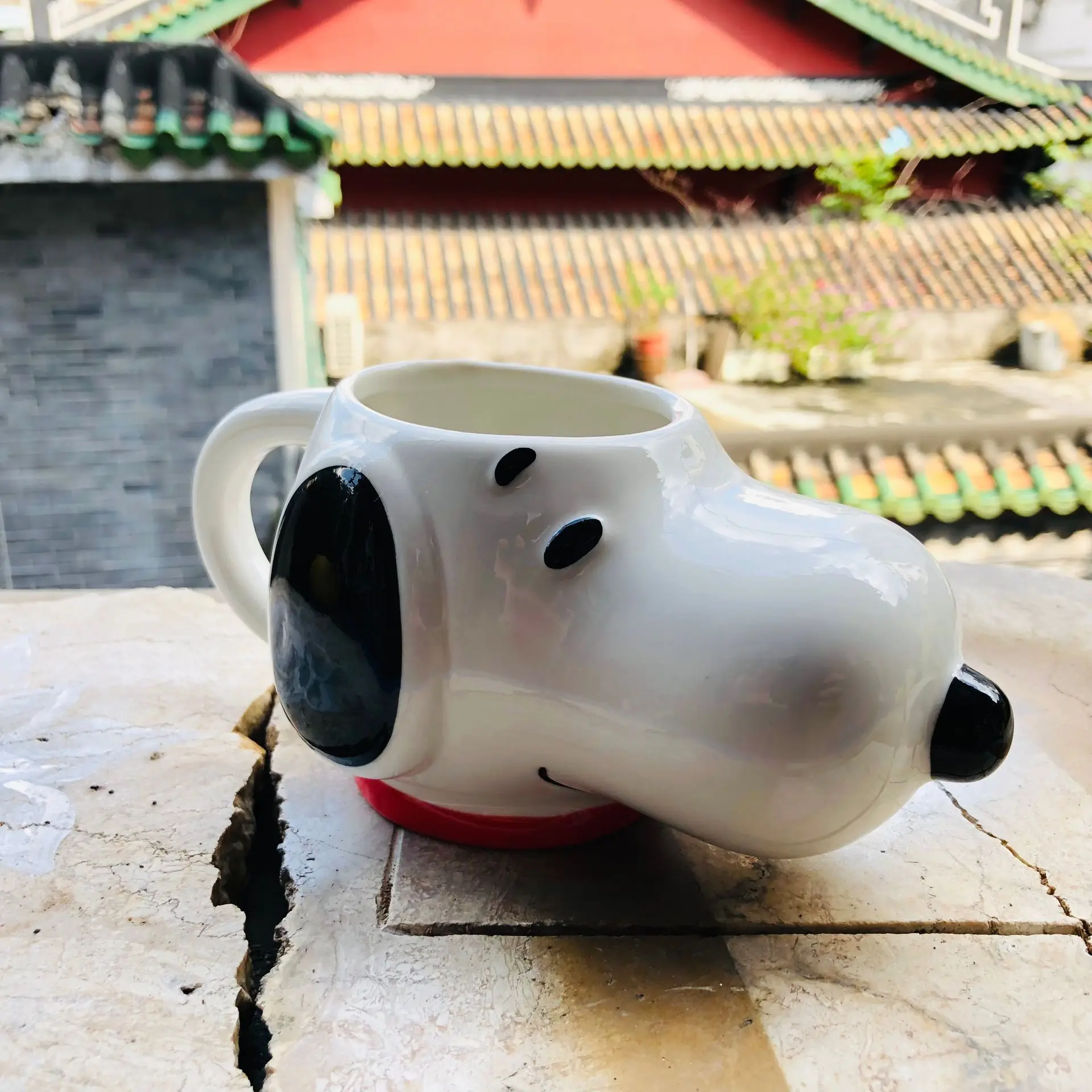 Кофейная кружка с ручкой и щенком 300 мл | Дом сад