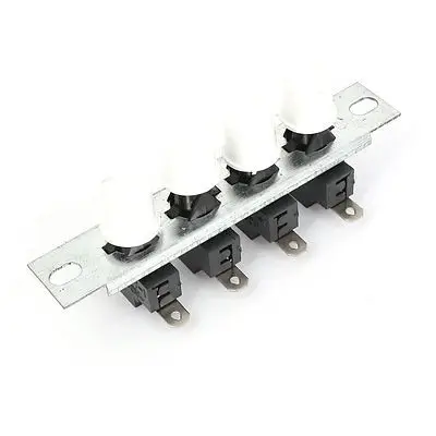 AC 250V 10A 4 круглые кнопочные кнопки переключатель для кухонной